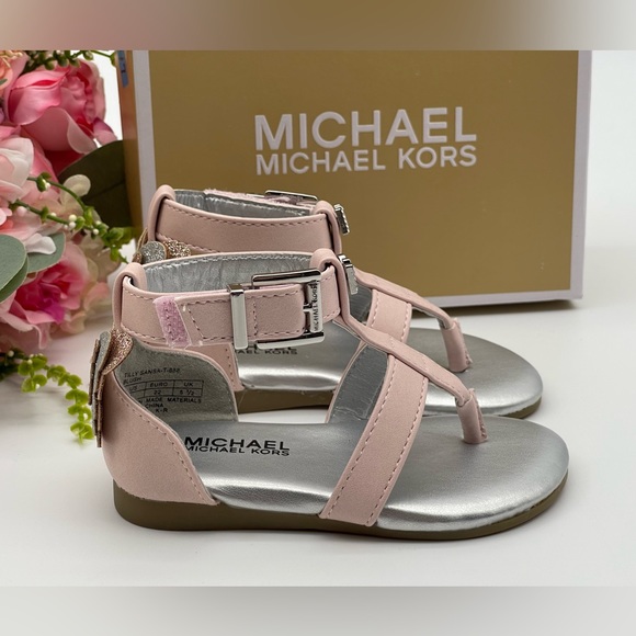Michael Kors Girl’s Tilly Butterfly Sandals - Picture 13 of 16